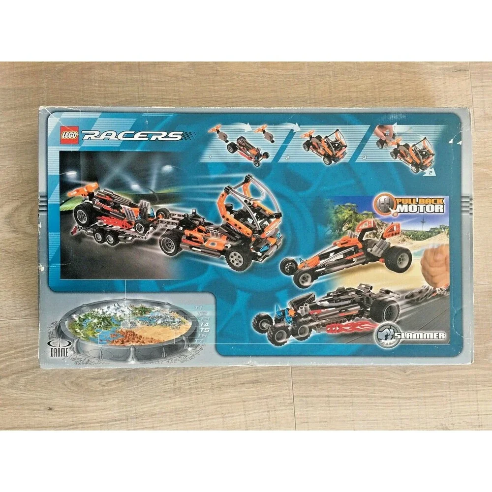 Lego Racers 8473 Nitro Race Team Set 2002 New - Picture 5 of 11